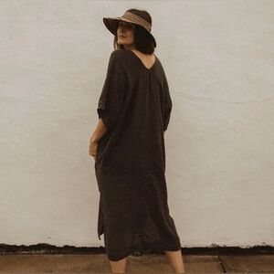 esby San Jose Caftan - Washed Black - XS